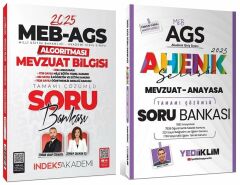 Yediiklim + İndeks 2025 MEB-AGS Mevzuat Soru Bankası 2 li Set Ahenk Serisi Yediiklim Yayınları
