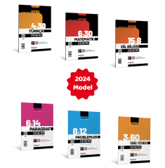 Marka 2025 KPSS Genel Yetenek Türkçe Matematik 6 Fasikül 42 Deneme Set Marka Yayınları