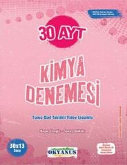 Okyanus YKS AYT Kimya 30 Denemeleri Okyanus Yayınları
