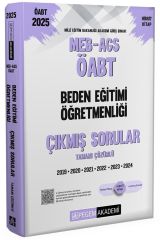 Pegem 2025 ÖABT MEB-AGS Beden Eğitimi Öğretmenliği Çıkmış Sorular Çözümlü Pegem Yayınları