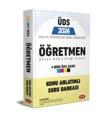 Data Yayınları 2024 UDS Adalet Bakanlığı Ceza Tevkifevleri Öğretmen Konu Anlatımı Soru Bankası