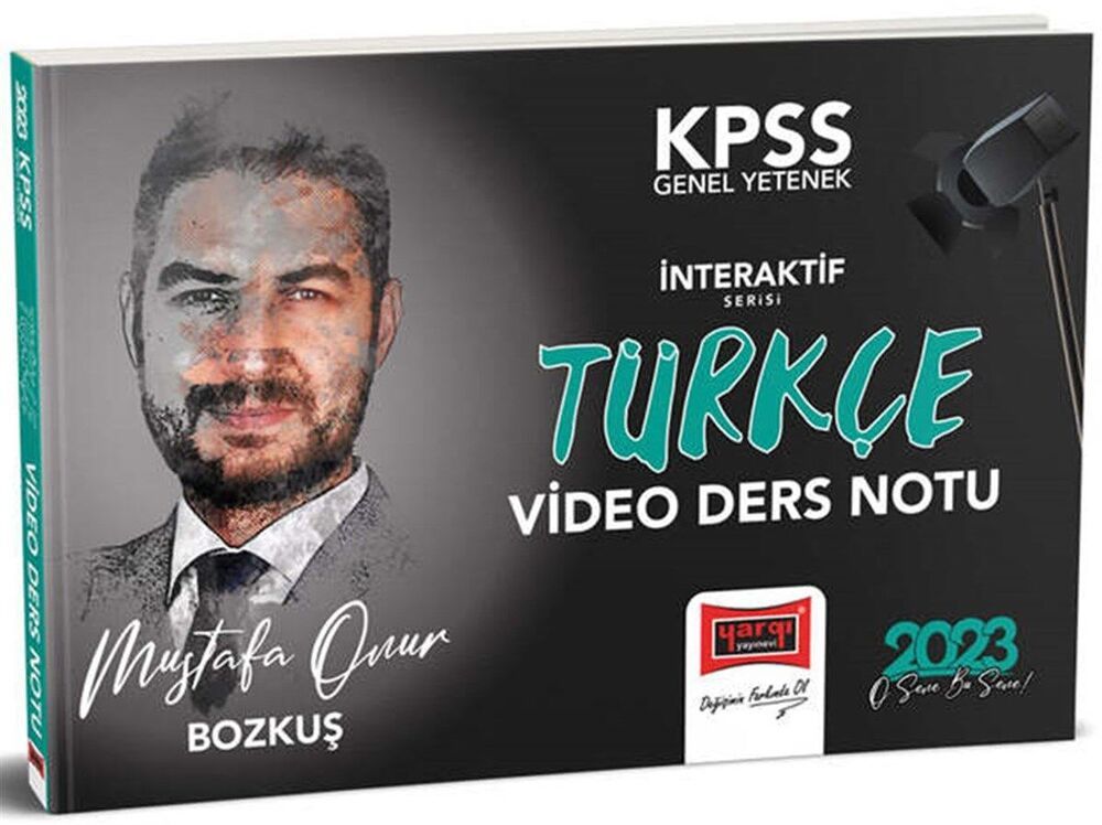 Yargı Yayınları 2023 KPSS Genel Yetenek İnteraktif Serisi Türkçe Video Ders Notları