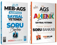Yediiklim + İndeks 2025 MEB-AGS Sayısal Yetenek Soru Bankası 2 li Set Yediiklim + İndeks Akademi