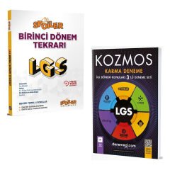 Spoiler Yayınları LGS Birinci Dönem Tekrarı ve Hız Yayınları LGS 1. Dönem Kozmos Karma 3 lü Deneme