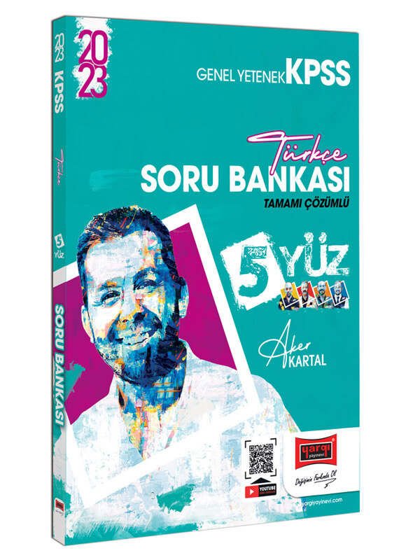 Yargı Yayınları 2023 KPSS 5Yüz Türkçe Tamamı Çözümlü Soru Bankası