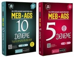 Pegem 2025 MEB-AGS 10+5 Deneme 2 li Set Pegem Yayınları