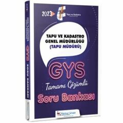 Memur Sınav 2023 GYS Tapu ve Kadastro Genel Müdürlüğü Tapu Müdürü Soru Bankası Görevde Yükselme Memur Sınav