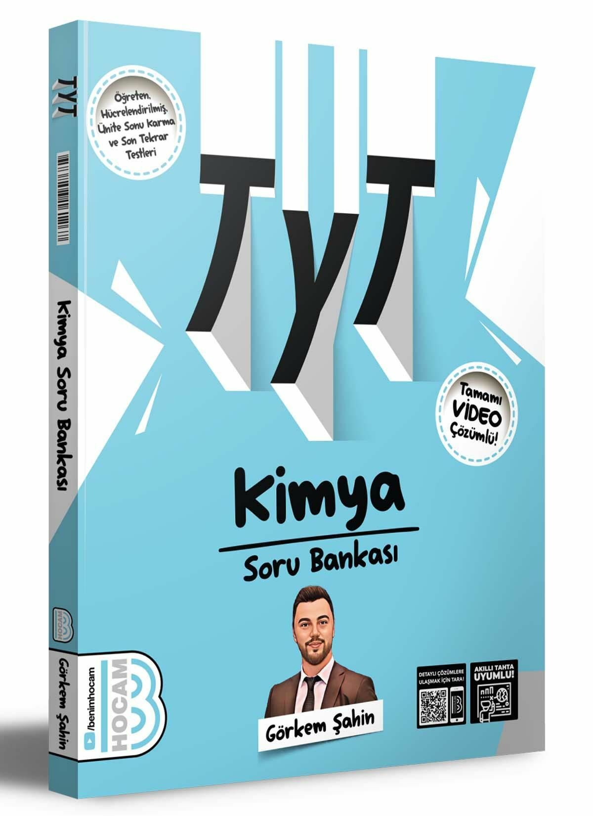 Benim Hocam YKS TYT Kimya Soru Bankası Video Çözümlü - Görkem Şahin Benim Hocam Yayınları