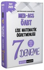Pegem 2025 ÖABT MEB-AGS Lise Matematik 7 Deneme Çözümlü Pegem Yayınları