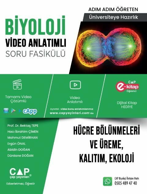 Çap Biyoloji Hücre Bölünmeleri ve Üreme Kalıtım Ekoloji