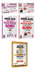 Yediiklim + İndeks 2025 MEB-AGS Eğitimin Temelleri + Mevzuat Bilgisi Ders Notları + Soru + 24 Deneme 5 li Set
