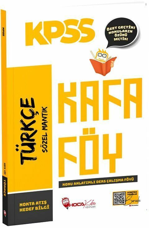 Hoca Kafası KPSS Türkçe Konu Anlatımlı Kafa Föy Hoca Kafası Yayınları