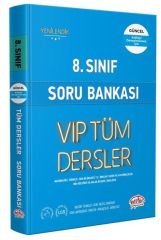 Editör Yayınevi 8. Sınıf VIP Tüm Dersler Soru Bankası Mavi Kitap