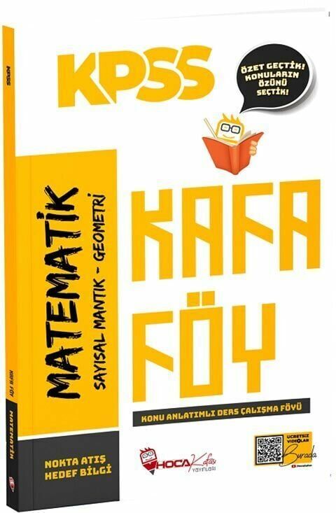 Hoca Kafası KPSS Matematik Konu Anlatımlı Kafa Föy