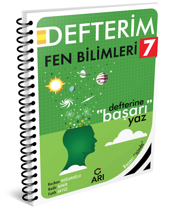 Arı Yayıncılık 7. Sınıf Fen Bilimleri Akıllı Defteri