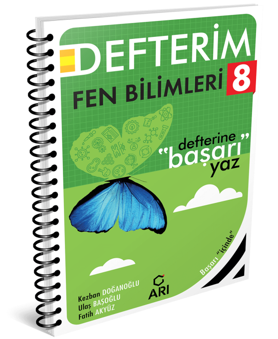 Arı Yayıncılık 8 Sınıf Fenito Fen Bilimleri Defterim