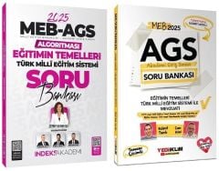 Yediiklim + İndeks MEB-AGS Eğitimin Temelleri, Türk Milli Eğitim Sistemi, Mevzuatı Soru Bankası 2 li Set