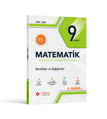 Sonuç 2025 9. Sınıf Matematik Modüller Set Sonuç Yayınları