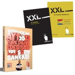 Dersia XXL Edebiyat Seti ve Benim Hocam AYT Edebiyat Soru Bankası 3 Kitap Set