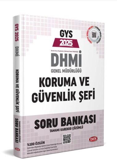 Data 2025 GYS DHMİ Genel Müdürlüğü Koruma ve Güvenlik Şefi Soru Bankası Data Yayınları