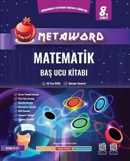 Nartest Yayınları 8. Sınıf Matematik Metaword Baş Ucu Kitabı