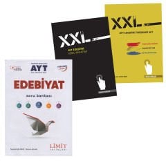 2023 Dersia XXL Edebiyat Seti ve Limit AYT Edebiyat Soru Bankası 3 Kitap Set