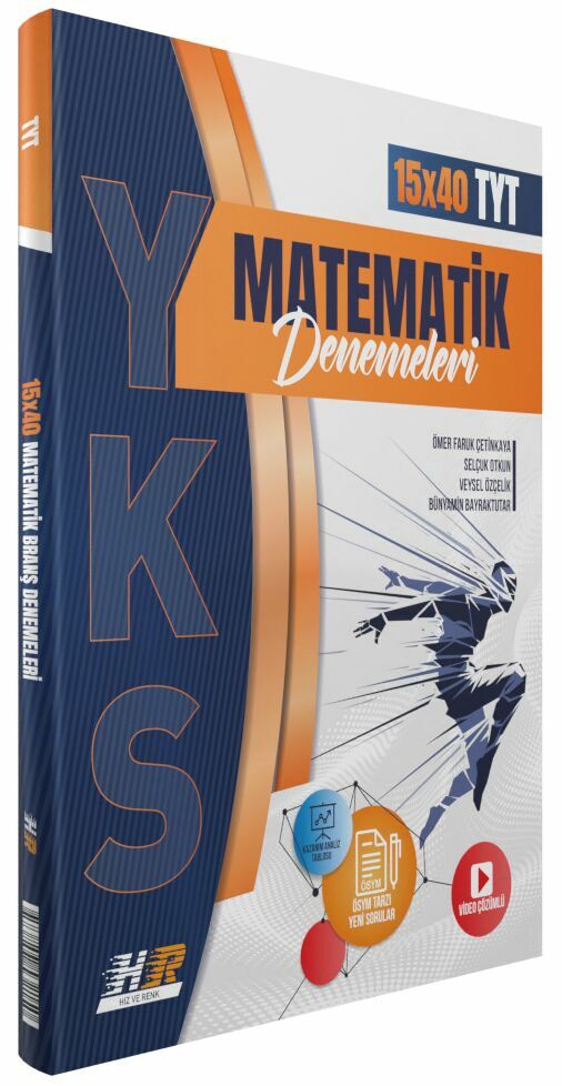 Hız ve Renk TYT Matematik 15 x 40 Denemeleri