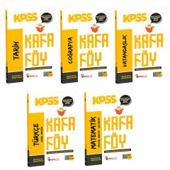 Hoca Kafası KPSS Genel Yetenek Genel Kültür Konu Anlatımlı Kafa Föy 5 li Set Hoca Kafası Yayınları