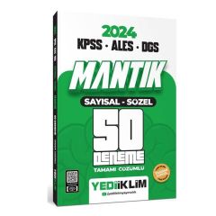 Yediiklim 2025 KPSS ALES DGS Sayısal Sözel Mantık 50 Deneme Çözümlü Yediiklim Yayınları