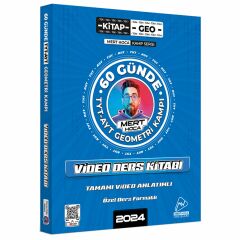 Mert Hoca 2024 YKS TYT AYT 60 Günde Geometri Kampı Video Ders Kitabı (Özel Ders Formatlı) Mert Hoca Yayınları