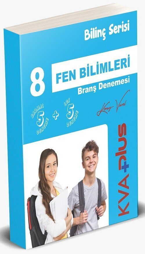 KVA Yayınları 8. Sınıf Fen Bilimleri Bilinç Serisi 10 Deneme