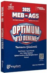 Saydam Yayınları 2025 MEB AGS Optimum 6 Deneme