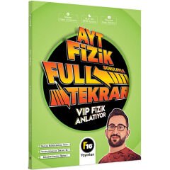 F10 Yayınları YKS AYT Fizik Full Tekrar Video Ders Notları - VİP Fizik F10 Yayınları