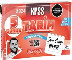 Dizgi Kitap 2024 KPSS Tarih 5 Günde Soru Cevap Defteri