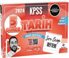 Dizgi Kitap 2024 KPSS Tarih 5 Günde Soru Cevap Defteri