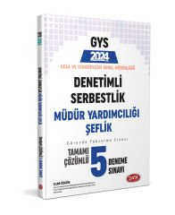Data 2024 GYS Ceza ve Tevkifevleri Denetimli Serbestlik Müdür Yardımcılığı, Şeflik 5 Deneme Çözümlü Görevde Yükselme