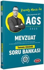 Data 2025 MEB-AGS Mevzuat Soru Bankası Çözümlü - Derviş Hoca Data Yayınları