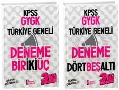 İsem 2025 KPSS Genel Yetenek Genel Kültür Türkiye Geneli 6 Deneme (1-2-3-4-5-6) 2 li Set İsem Yayınları