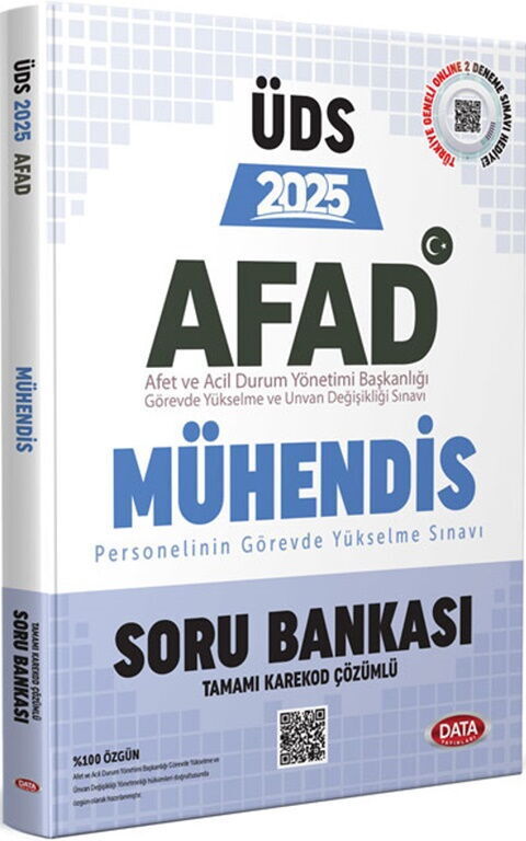 Data Yayınları 2025 ÜDS AFAD Mühendis Soru Bankası