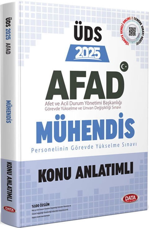 Data Yayınları 2025 ÜDS AFAD Mühendis Konu Anlatımlı