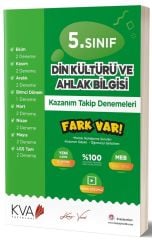 KVA Yayınları 5. Sınıf Din Kültürü ve Ahlak Bilgisi Fark Var Kazanım Takip Denemeleri