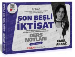 KPSS A Grubu İktisat Son Beşli Video Ders Notları - Emel Aksaç İndeks Akademi Yayıncılık