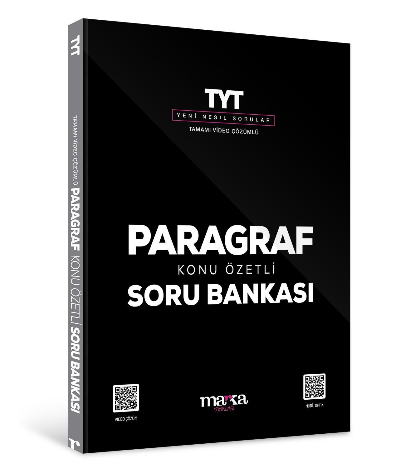 Marka Yayınları TYT Paragraf Konu Özetli Yeni Nesil Soru Bankası