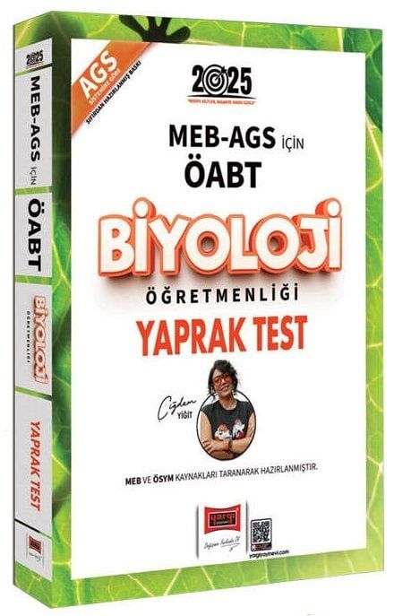 Yargı 2025 ÖABT MEB-AGS Biyoloji Öğretmenliği Yaprak Test - Çiğdem Yiğit Yargı Yayınları