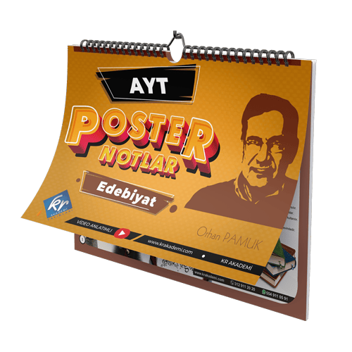 KR Akademi AYT Edebiyat Poster Notları