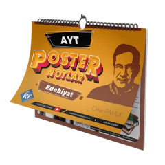 KR Akademi AYT Edebiyat Poster Notları