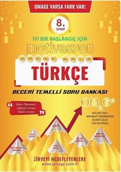 Omage Yayınları 8. Sınıf Omage Motivasyon Türkçe Soru Bankası