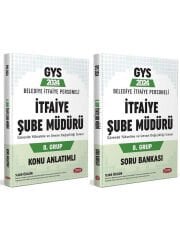 Data 2024 GYS Belediye İtfaiye Şube Müdürü 8. Grup Konu + Soru Bankası 2 li Set Data Yayınları