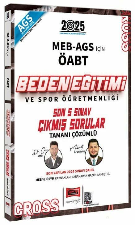 Yargı 2025 ÖABT MEB-AGS Beden Eğitimi Öğretmenliği CROSS Çıkmış Sorular Son 5 Sınav Çözümlü