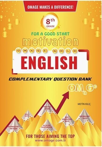 Omage Yayınları 8. Sınıf Omage Motivasyon İngilizce Soru Bankası